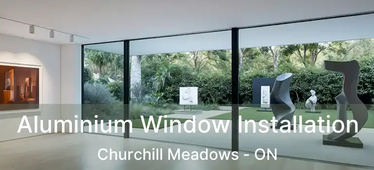  Aluminium Window Installation Churchill Meadows - ON