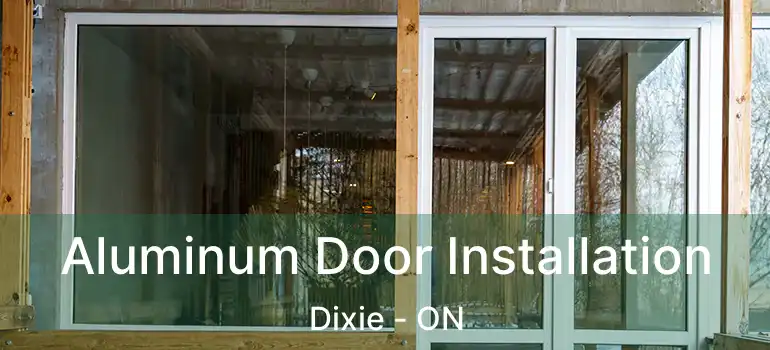 Aluminum Door Installation Dixie - ON