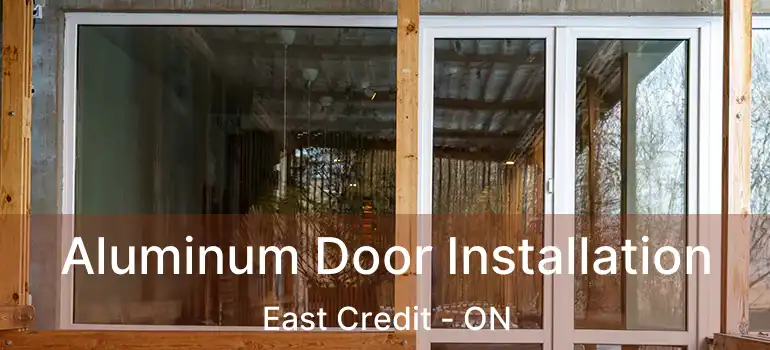  Aluminum Door Installation East Credit - ON