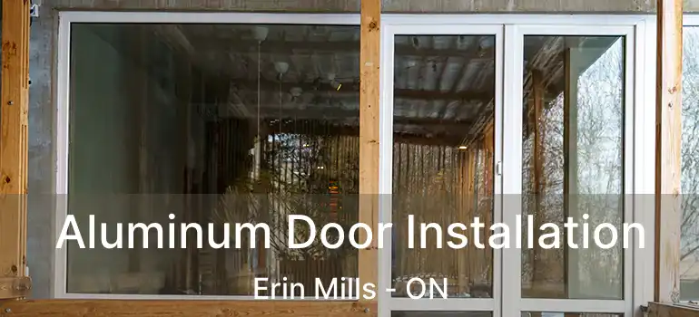  Aluminum Door Installation Erin Mills - ON