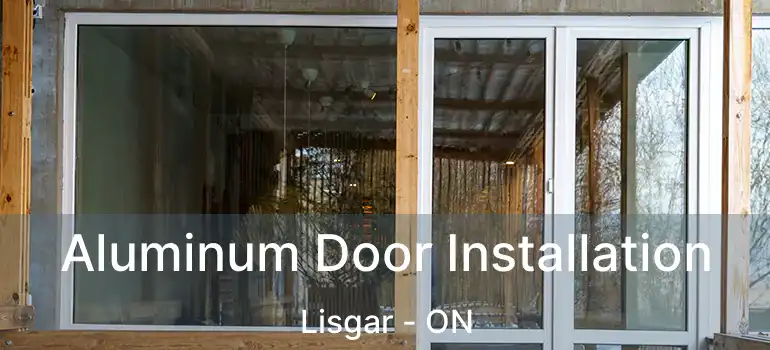  Aluminum Door Installation Lisgar - ON