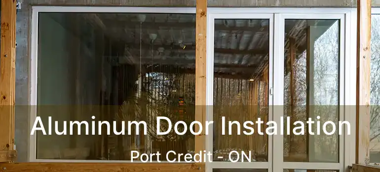  Aluminum Door Installation Port Credit - ON