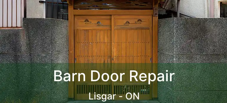  Barn Door Repair Lisgar - ON