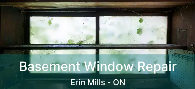  Basement Window Repair Erin Mills - ON