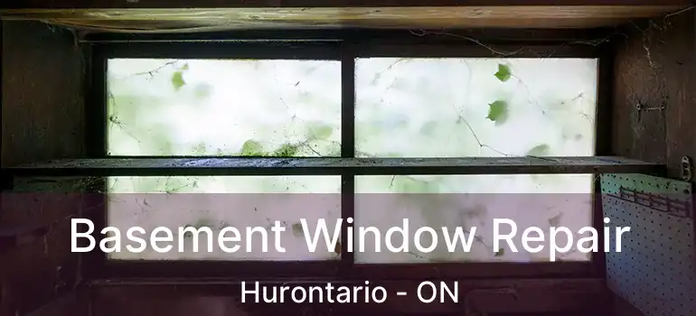  Basement Window Repair Hurontario - ON