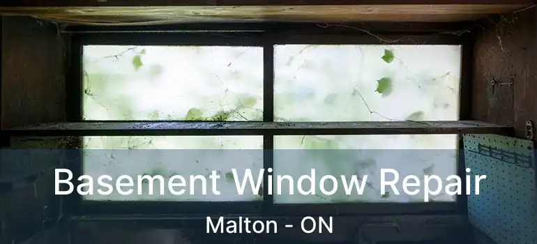  Basement Window Repair Malton - ON
