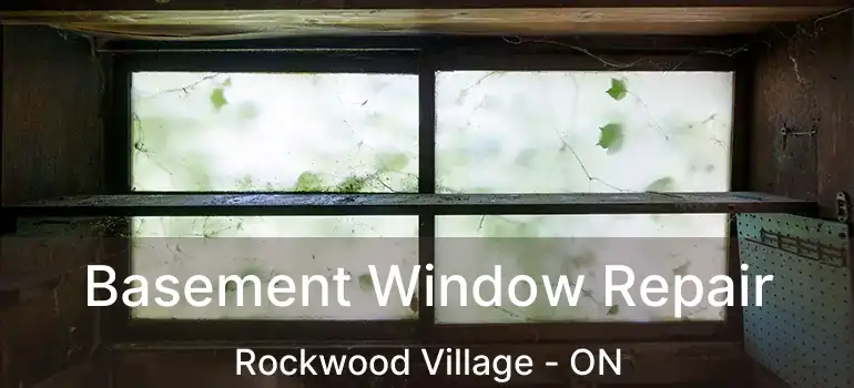  Basement Window Repair Rockwood Village - ON