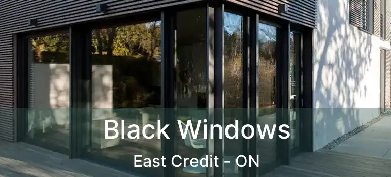  Black Windows East Credit - ON