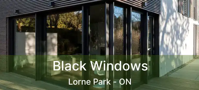  Black Windows Lorne Park - ON