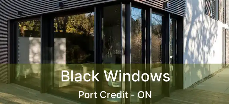 Black Windows Port Credit - ON