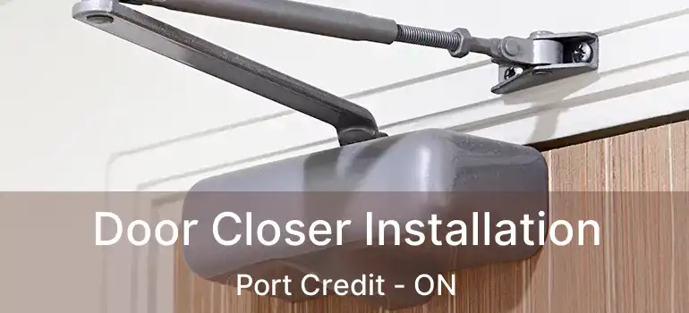  Door Closer Installation Port Credit - ON