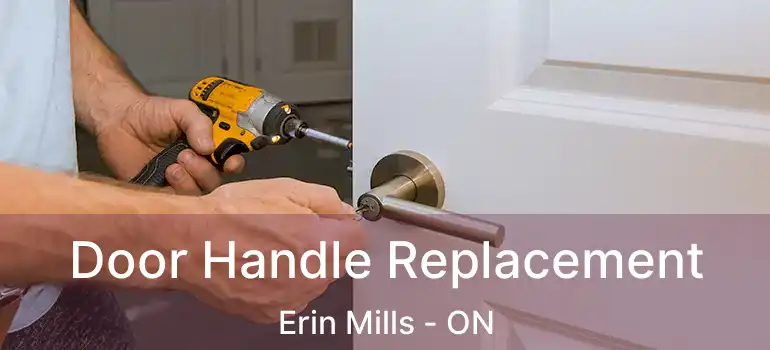  Door Handle Replacement Erin Mills - ON
