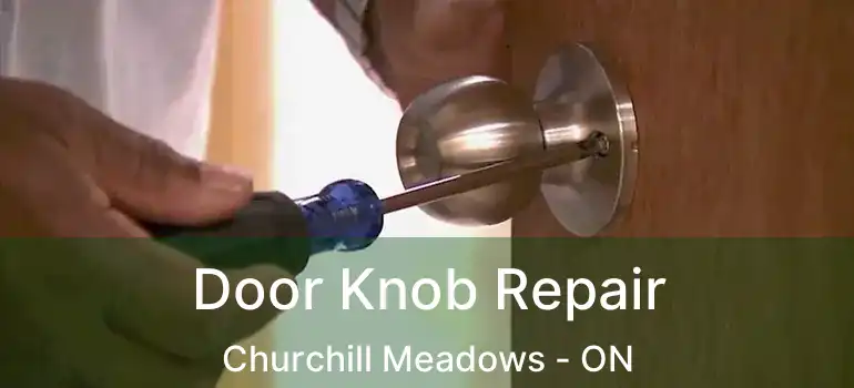  Door Knob Repair Churchill Meadows - ON