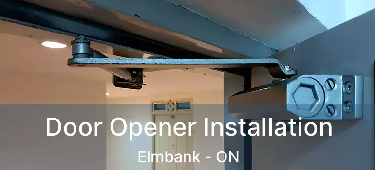  Door Opener Installation Elmbank - ON