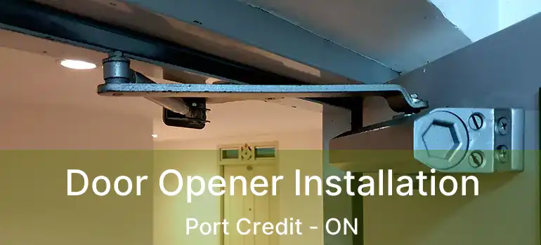  Door Opener Installation Port Credit - ON