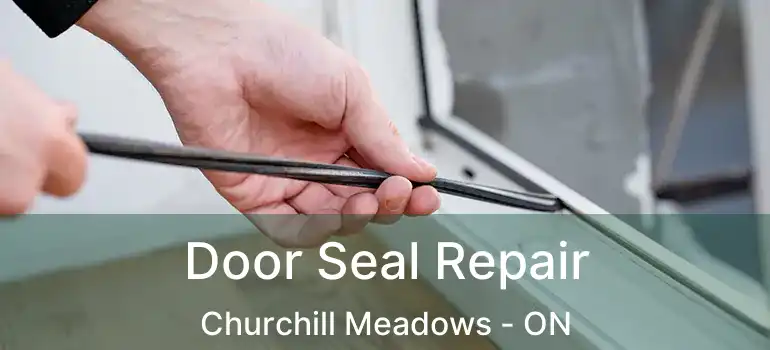  Door Seal Repair Churchill Meadows - ON