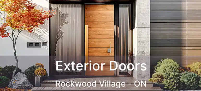  Exterior Doors Rockwood Village - ON