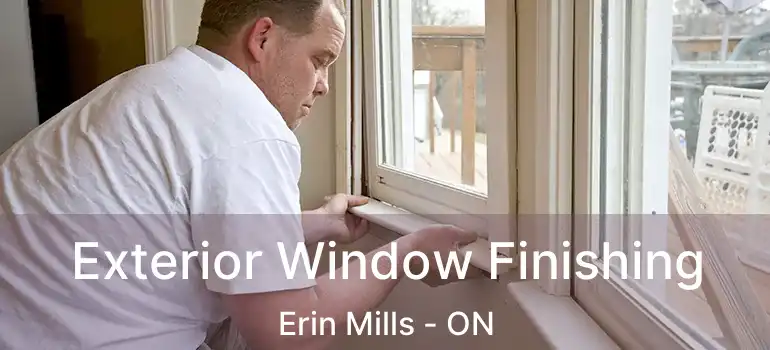  Exterior Window Finishing Erin Mills - ON