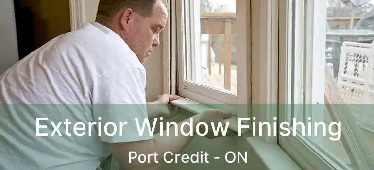  Exterior Window Finishing Port Credit - ON
