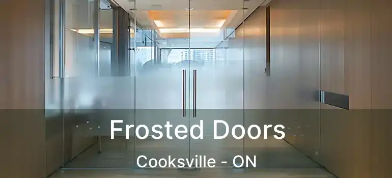  Frosted Doors Cooksville - ON