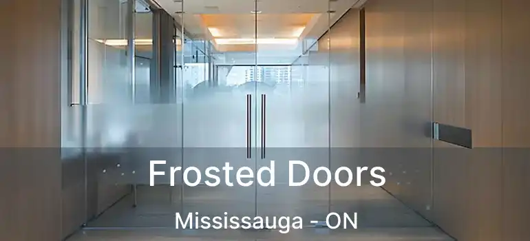  Frosted Doors Mississauga - ON