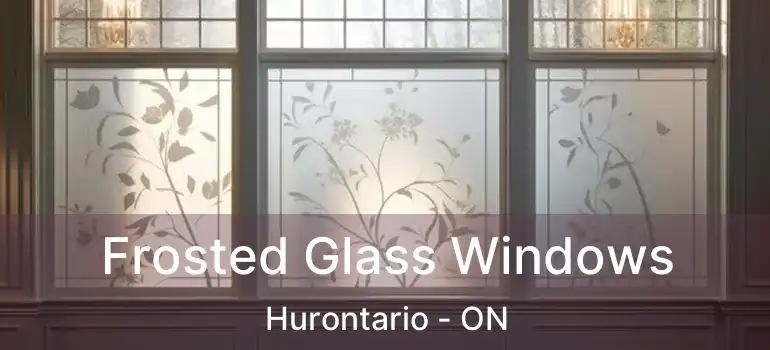 Frosted Glass Windows Hurontario - ON