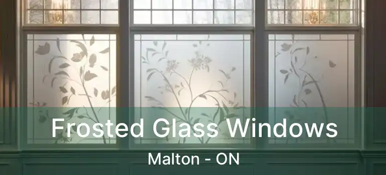  Frosted Glass Windows Malton - ON