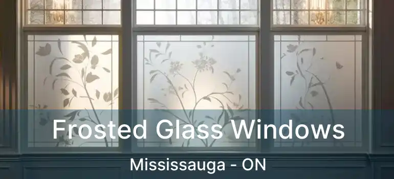  Frosted Glass Windows Mississauga - ON
