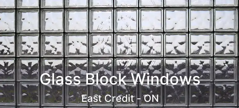  Glass Block Windows East Credit - ON