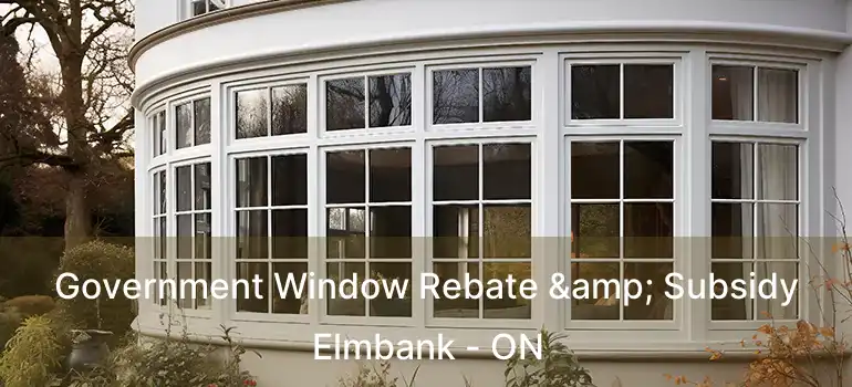  Government Window Rebate & Subsidy Elmbank - ON