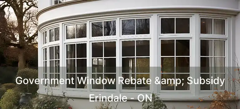  Government Window Rebate & Subsidy Erindale - ON