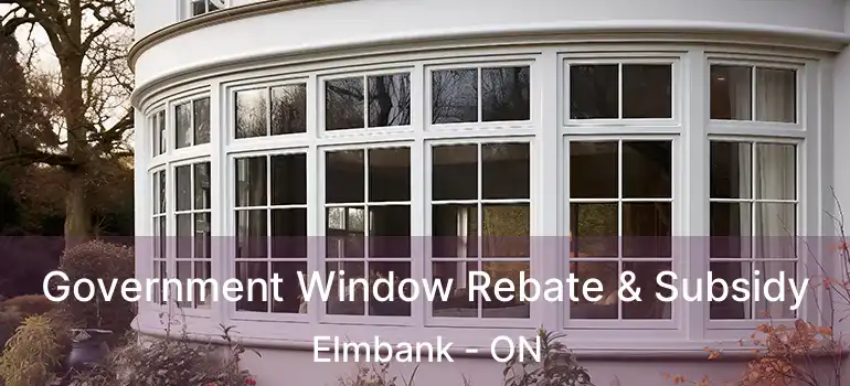  Government Window Rebate & Subsidy Elmbank - ON