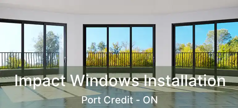  Impact Windows Installation Port Credit - ON