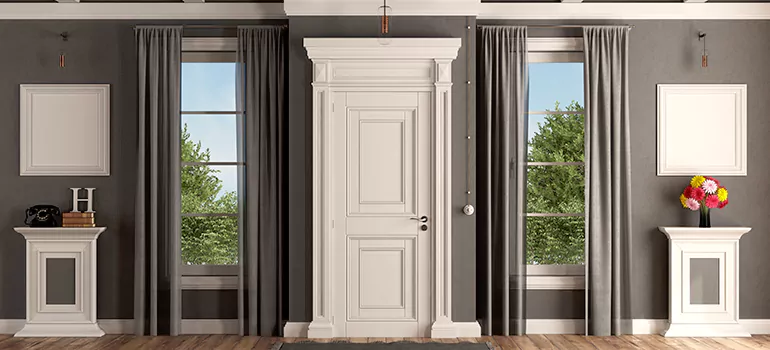 Removable Center Door Mullion in Mississauga, Ontario