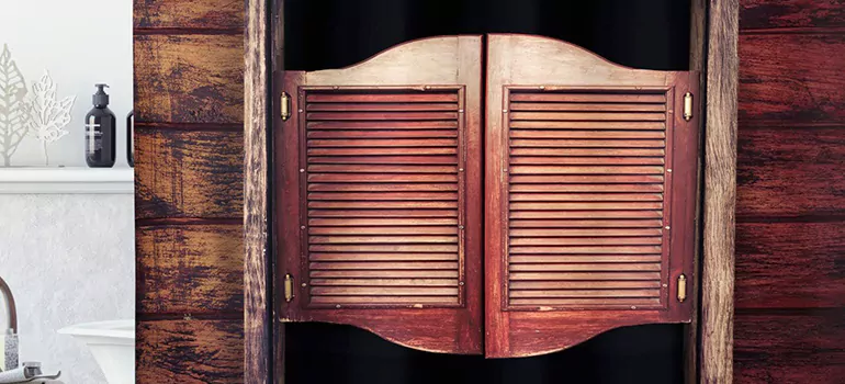 Installing Saloon Door Hinges in Mississauga, ON