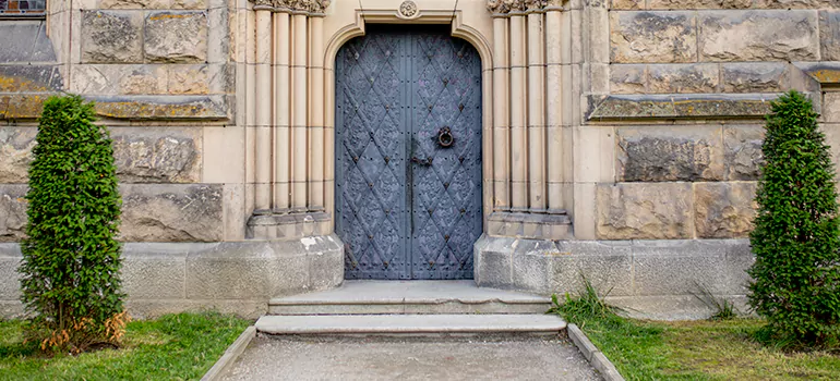 Traditional Double Front Doors in Mississauga, Ontario