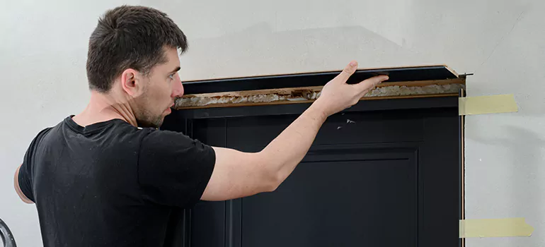 Wood Door Hole Repair in Mississauga, ON