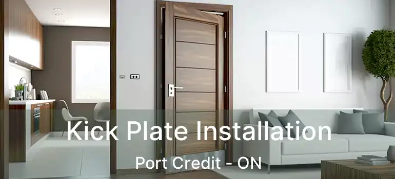  Kick Plate Installation Port Credit - ON