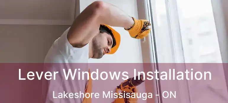  Lever Windows Installation Lakeshore Missisauga - ON