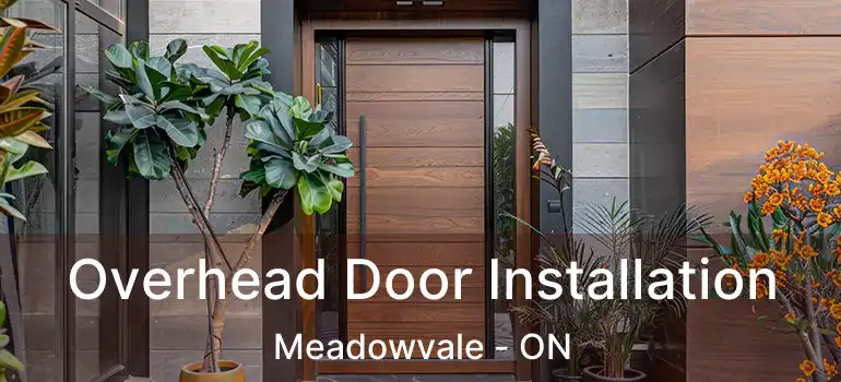  Overhead Door Installation Meadowvale - ON