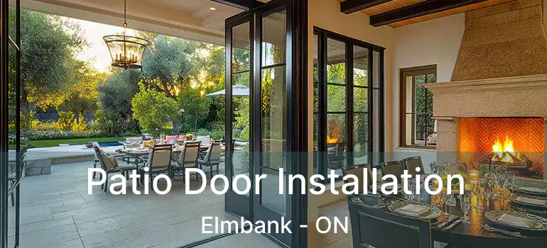  Patio Door Installation Elmbank - ON