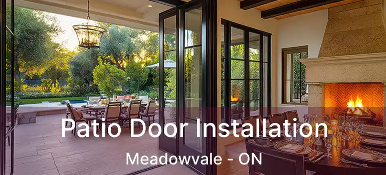  Patio Door Installation Meadowvale - ON