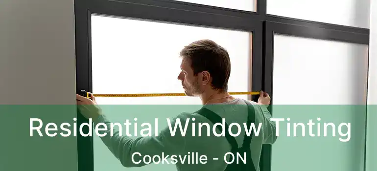  Residential Window Tinting Cooksville - ON