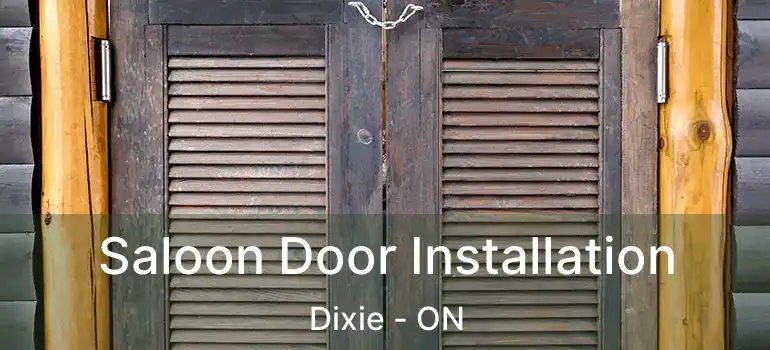  Saloon Door Installation Dixie - ON