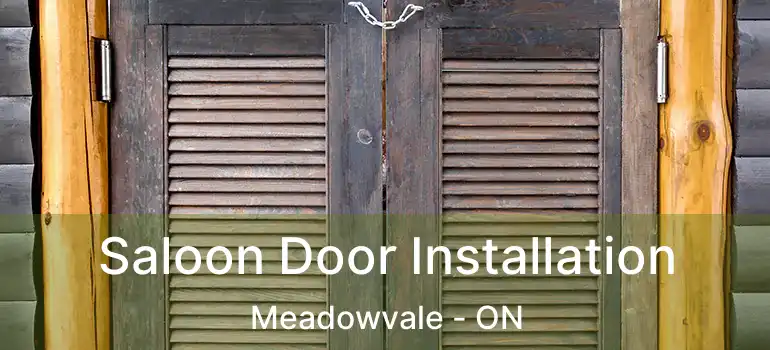  Saloon Door Installation Meadowvale - ON