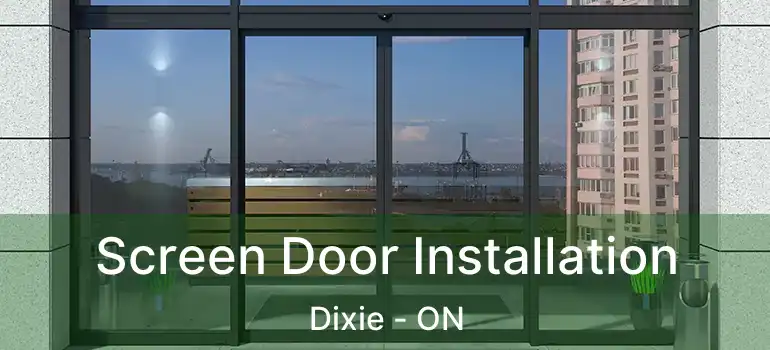  Screen Door Installation Dixie - ON