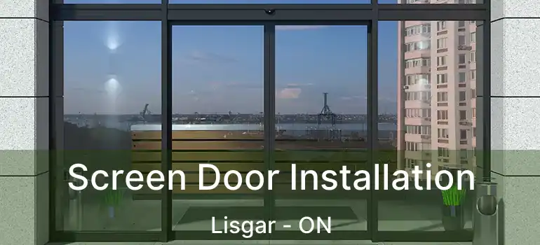  Screen Door Installation Lisgar - ON