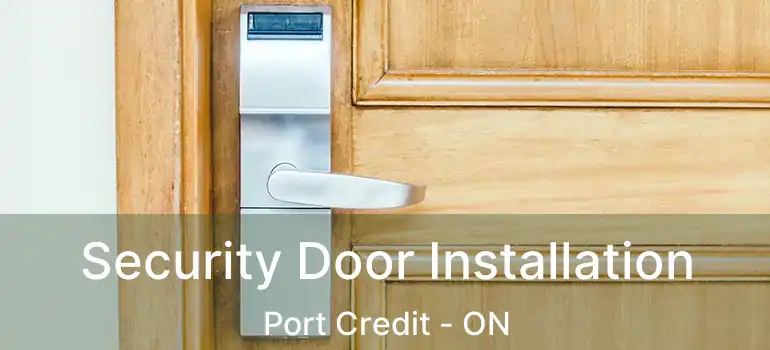  Security Door Installation Port Credit - ON