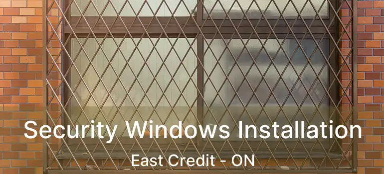  Security Windows Installation East Credit - ON