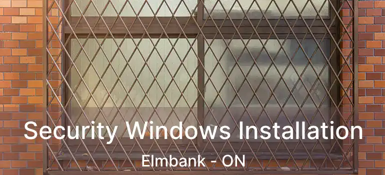  Security Windows Installation Elmbank - ON